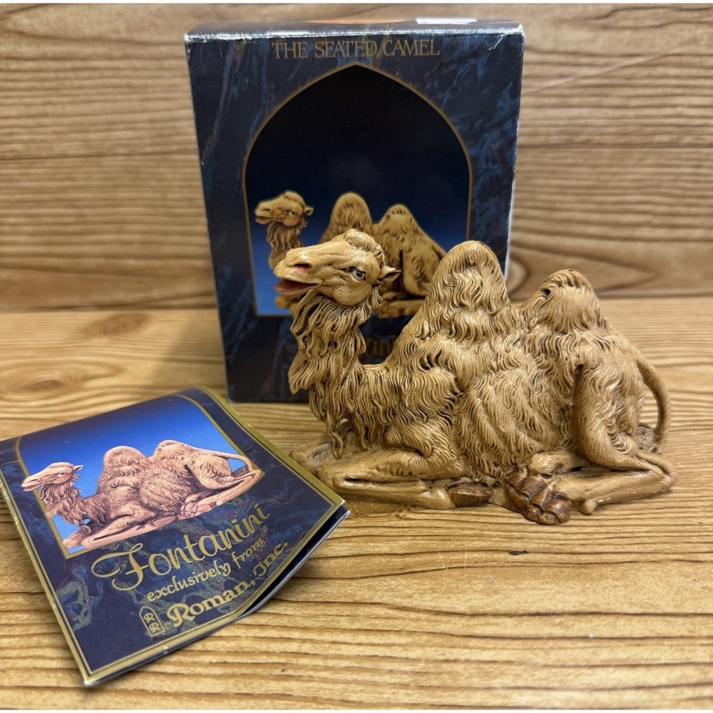 Fontanini 2003 Seated Camel Ship of the Desert Italy 5" Heirloom Nativity 52545